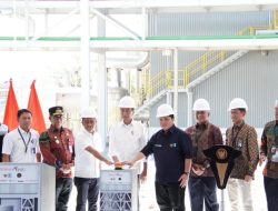 Presiden Jokowi Resmikan Pabrik Amonium Nitrat PT KAN di Bontang