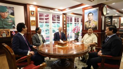 Temui Prabowo, Tony Blair Diskusi Soal Isu Global