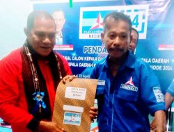 Anton Hadjon Daftarkan Diri ke DPC Partai Demokrat sebagai Balon Bupati Flotim 2024-2029