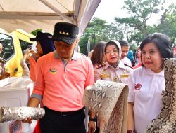 Puluhan UMKM Binaan Disperindag dan Bank Sulselbar Pamerkan Produk Saat Pelepasan Ekspor