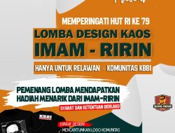 Sambut HUT RI ke-79 KBBI Gelar Lomba Desain Kaos dan Parade Gerak Jalan