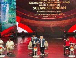 Debat Kandidat Pilgub Sulteng 2024: Anwar Hafid Tegaskan Komitmennya Soal Pendidikan  
