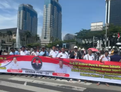 Pesta Rakyat GERRAK PPRI24, Sambut Prabowo-Gibran di Bundaran Patung Kuda