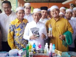 Riki Pratama Dampingi Bahlil safari ramadhan di Ponpes Al Ashriyyah Nurul Iman Bogor