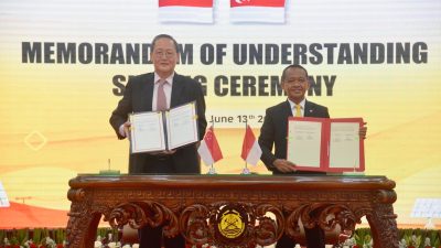 Indonesia-Singapura Sepakat Bangun Kawasan Industri Berkelanjutan