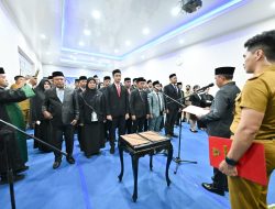 Gubernur Anwar Hafid Lantik Pejabat Tinggi Pratama dan Pejabat Fungsional