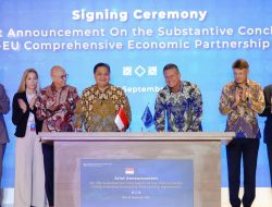 Tandatangani Kesepakatan Substantif IEU–CEPA Usai Satu Dekade Negosiasi,  Indonesia dan Uni Eropa Memulai Babak Baru Sejarah Dagang
