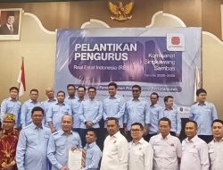 Pengurus REI Komisariat Singkawang-Sambas Periode 2025-2028 Resmi Dilantik