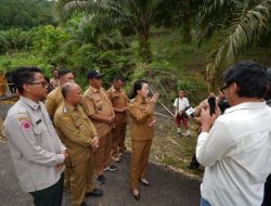 Jalan Putus Diterjang Bencana di Angan Tembawang, Karolin Instruksikan Prioritas Penanganan Darurat