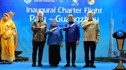 Gubernur Anwar Hafid Resmikan Penerbangan Perdana Rute Palu- Guangzhou