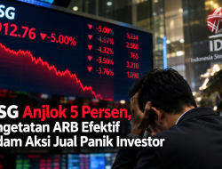 IHSG Anjlok 5 Persen, Pengetatan ARB Efektif Redam Aksi Jual Panik Investor
